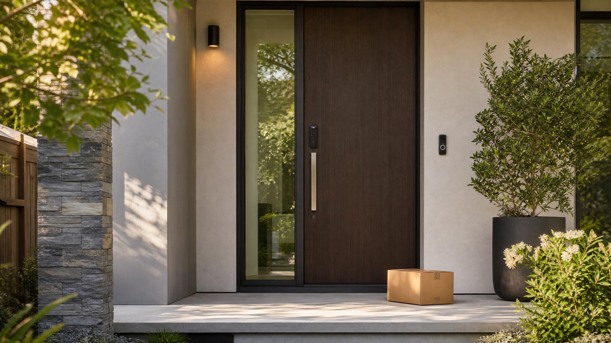 Front Door Security 2026: Smart Locks, Doorbells, Sensors, and Package Protection